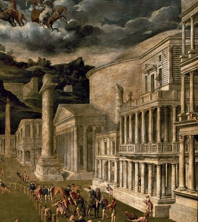 角斗士战斗（细节3） 作者 巴黎博登